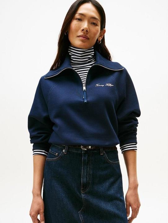 Produktbild Tommy Hilfiger Klassischer Fleece-Halbzip (XS)