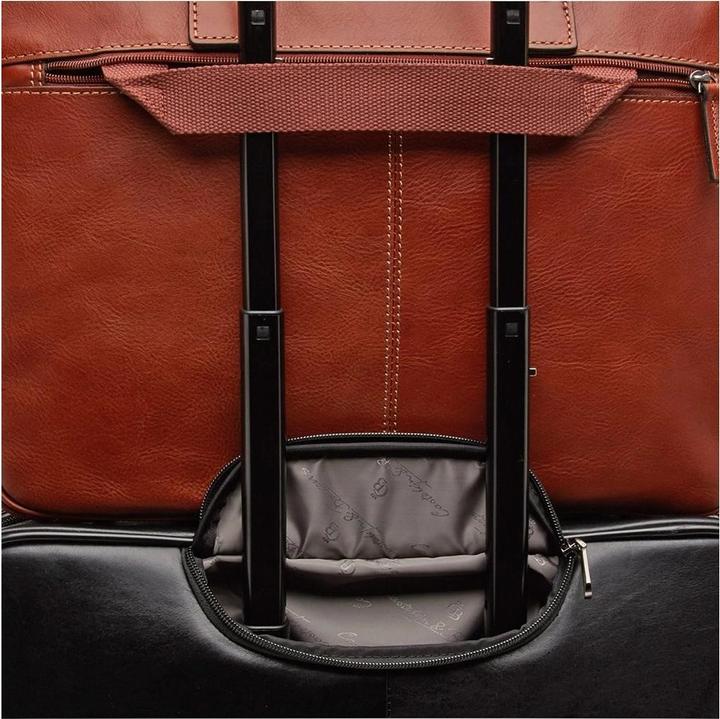 Productafbeelding Castelijn & Beerens & Beerens Verona Zakelijke RFID Laptoptas 15.6 Licht Bruin 9472 (17.30")