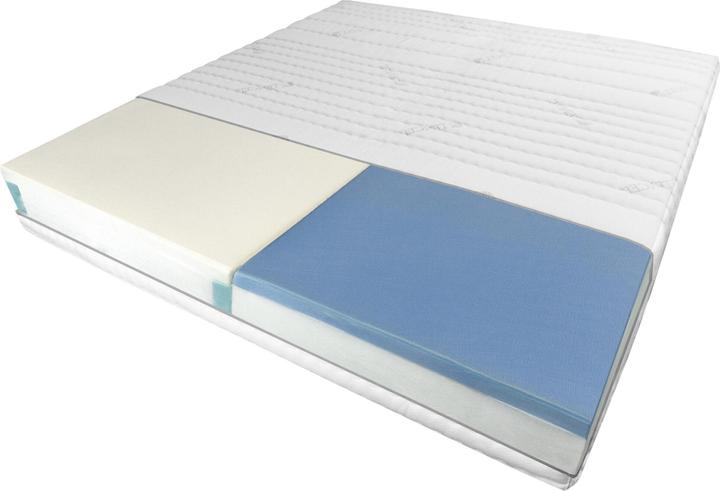 Immagine prodotto AM Qualitätsmatratzen Premium 7-Zonen Partnermatratze, 2 Härtegrade (180 x 220 cm, Nucleo della molla)