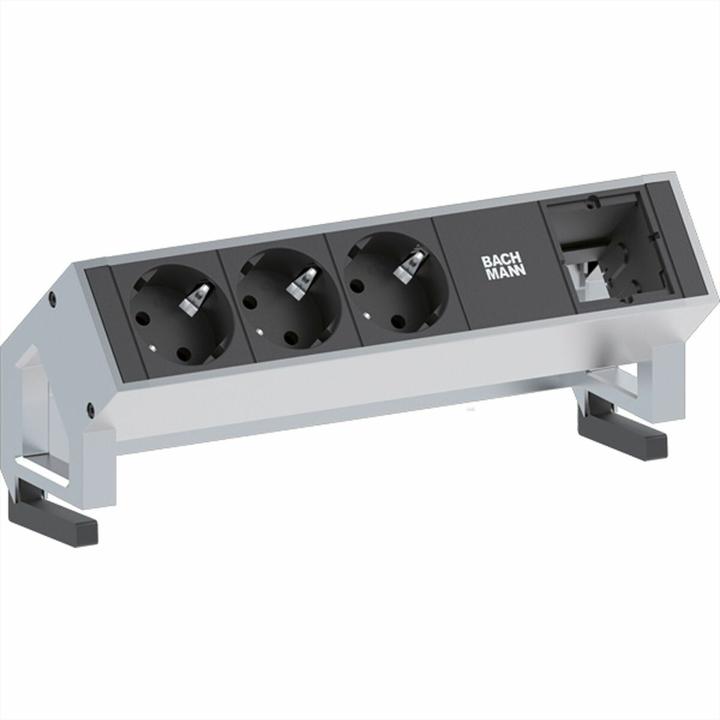 Produktbild Bachmann DESK2 - 3xSchuko & 1xEmpty (3x, CEE 7/3)