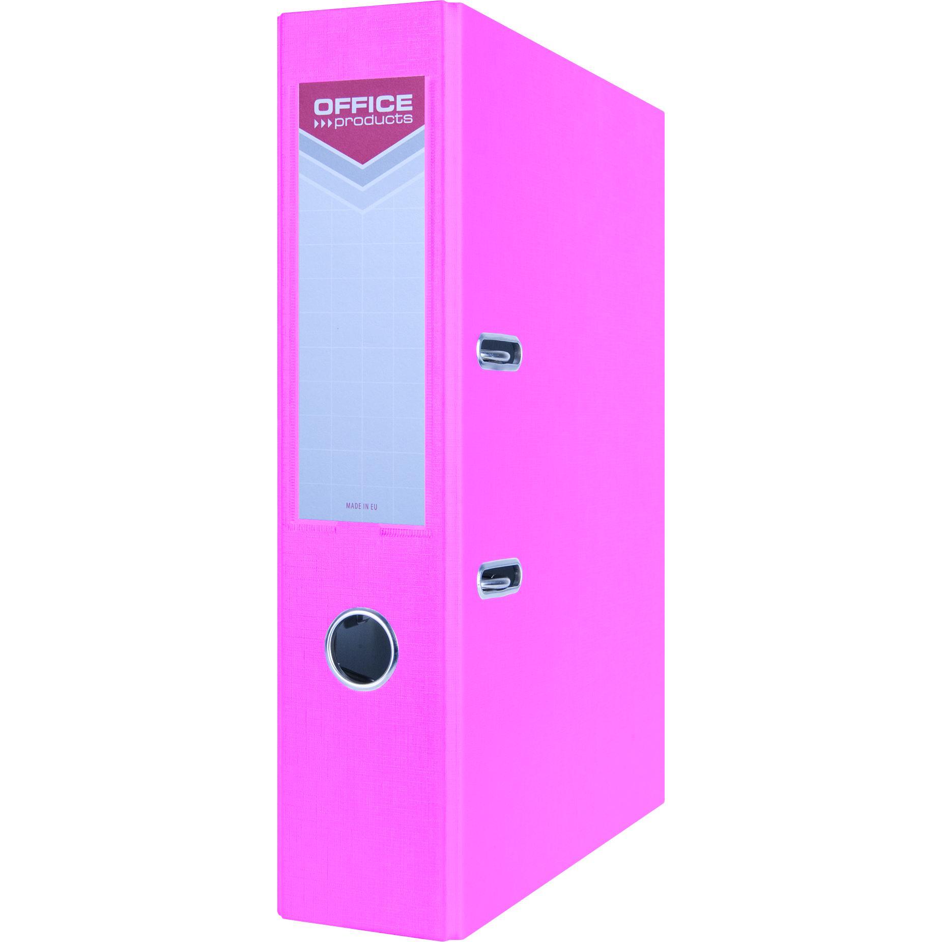 Office Products, Raccoglitore, Ufficiale di cartella, pp, a4/75mm, rosa