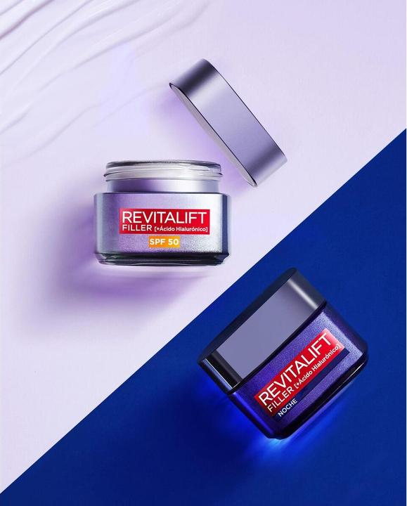 Actual product image L'Oréal Paris REVITALIFT FILLER ácido hialurónico crema día SPF50 50 ml (50 ml, Day cream, SPF 50)