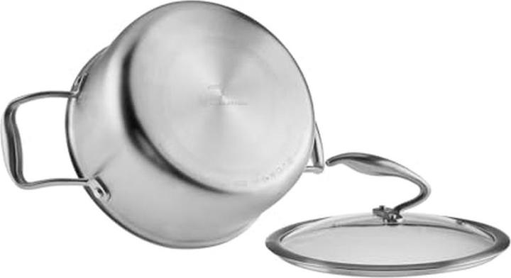 Produktbild Karaca Antihaft-Kochgeschirr-Set mit Deckeln für Induktion, tägliches Kochen (Pfannenset + Topfset, Edelstahl)