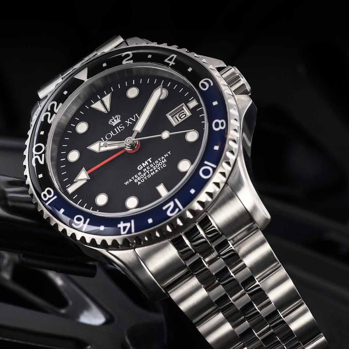 Produktbild Louis XVI Mirabeau GMT (Taucheruhr, Lünette drehbar links, 41 mm)