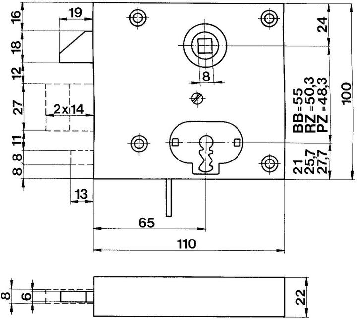 Actual product image Schänis Room door locks put on 2003