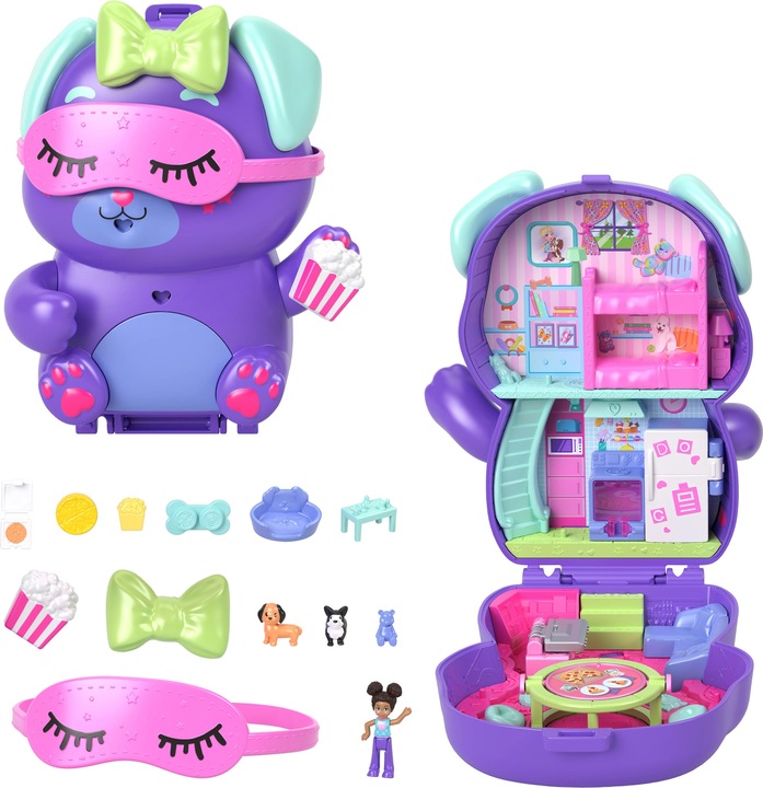 Productafbeelding Polly Pocket Übernachtungsparty-Welpe Schatulle