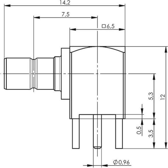 Actual product image Telegärtner SMB connectors