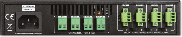 Actual product image Omnitronic DJP-604 4-Channel Class-D Power Amplifier (Amplifier)