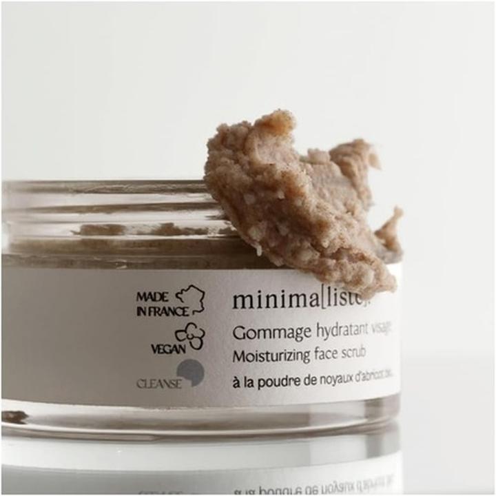 Actual product image Minimaliste Organic Moisturizing Face Scrub (Cleansing gel, 50 ml)