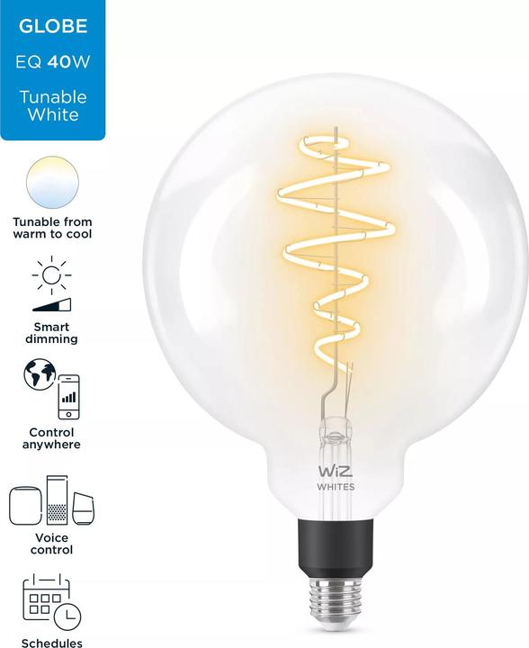 Image du produit WiZ Blanc (E27, 470 lm, 1x)