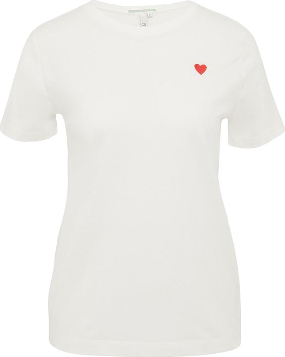 Produktbild S.Oliver T-Shirt Jerseyshirt mit Herz-Stickerei (XXL)