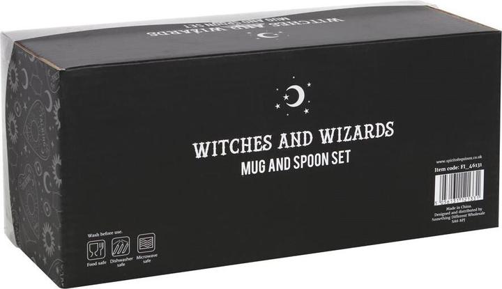 Actual product image Something Different Witches And Wizards Mug Set Pair Ceramic (500 ml, 2x)