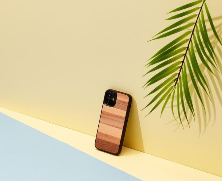 Produktbild Man.Wand &WOOD case for iPhone 12 mini sabbia juodas (Apple iPhone 12 mini)
