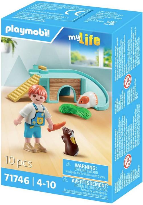 Productafbeelding Playmobil Jongen met cavia (71746)
