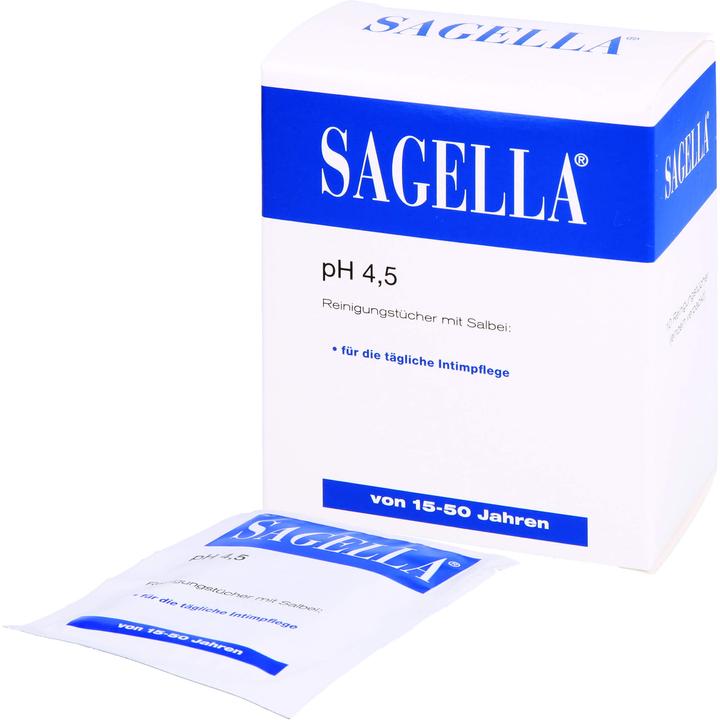 Produktbild Sagella Reinigungstücher, 10 St TUE (Intimtücher)