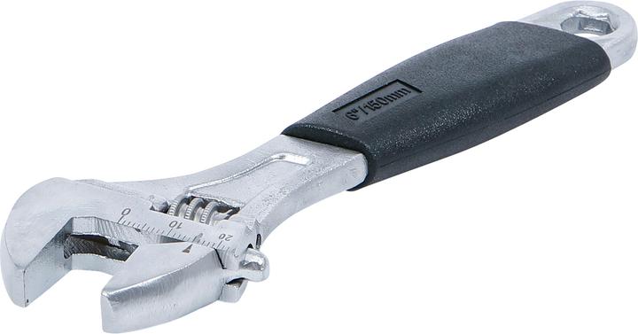 Actual product image BGS Adjustable Wrench with soft Rubber Handle max. 20 mm (10 mm, 11 mm, 12 mm, 13 mm, 14 mm, 15 mm, 16 mm, 17 mm, 18 mm, 19 mm, 3 mm, 4 mm, 5 mm, 6 mm, 7 mm, 8 mm, 9 mm)
