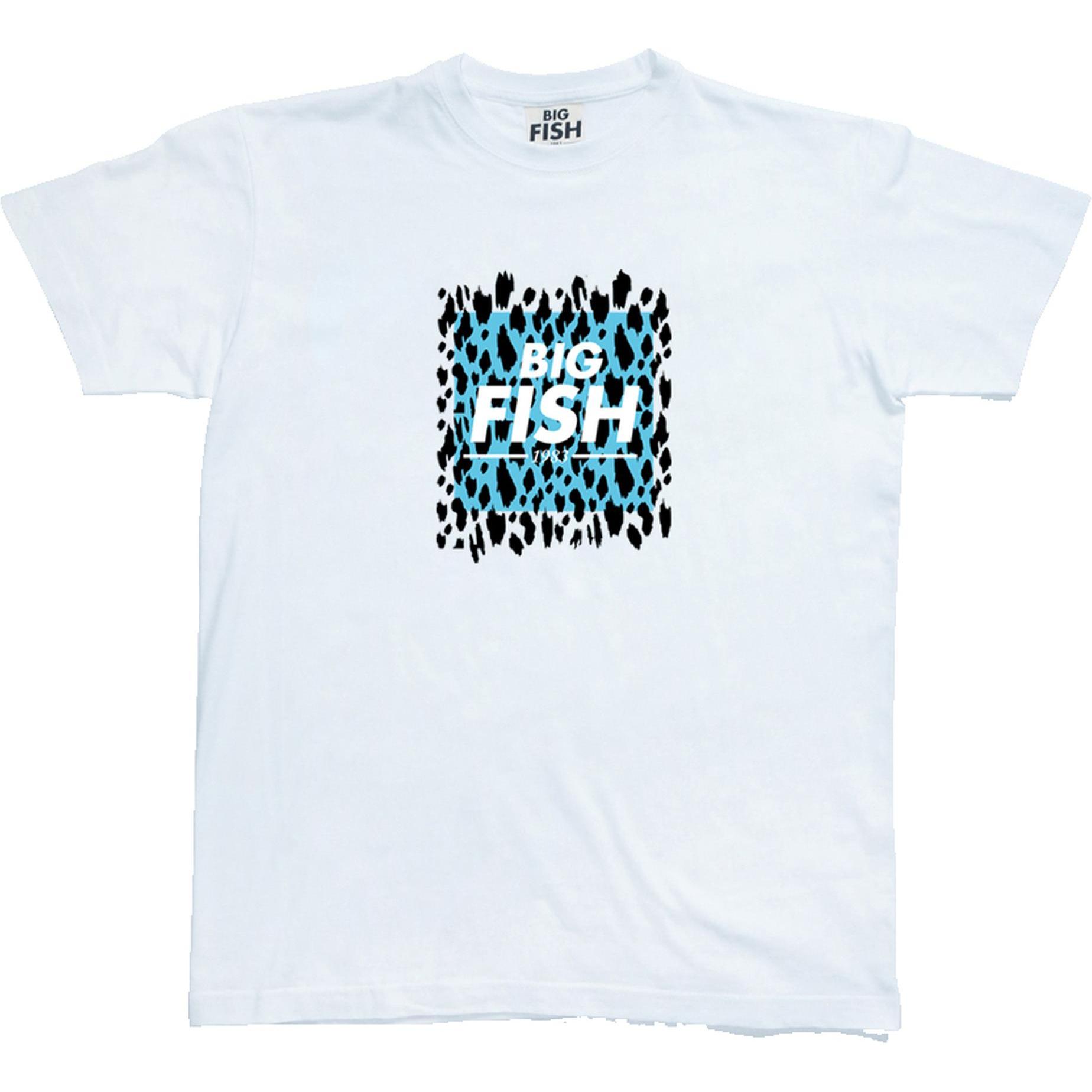 Big Fish, Herren, Shirt, t-hirt big fih, Weiss, (S)