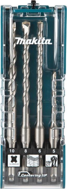 Productafbeelding Makita E-13596 SDS-PLUS metselboorset 4 stuks (10 mm, 5 mm, 8 mm, 6 mm)