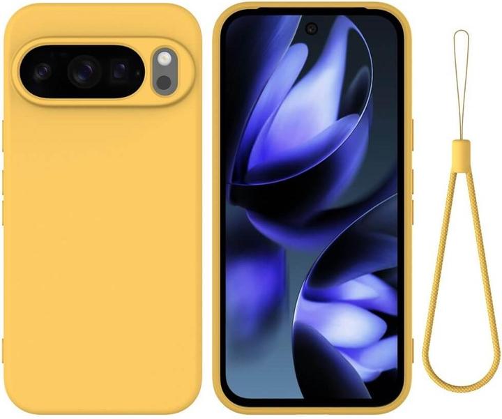 Actual product image Cover-Discount Google Pixel 10 / 10 Pro - Silikon Gummi Hülle mit Riemen (Google Pixel 10 Pro, Google Pixel 10)