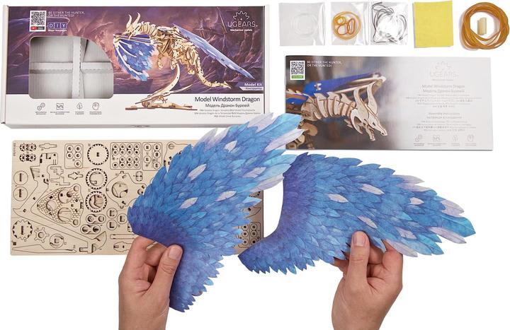 Actual product image Ugears Dragon Windstorm