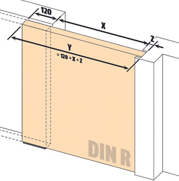 Actual product image Planet Door drop seals SN for sliding doors