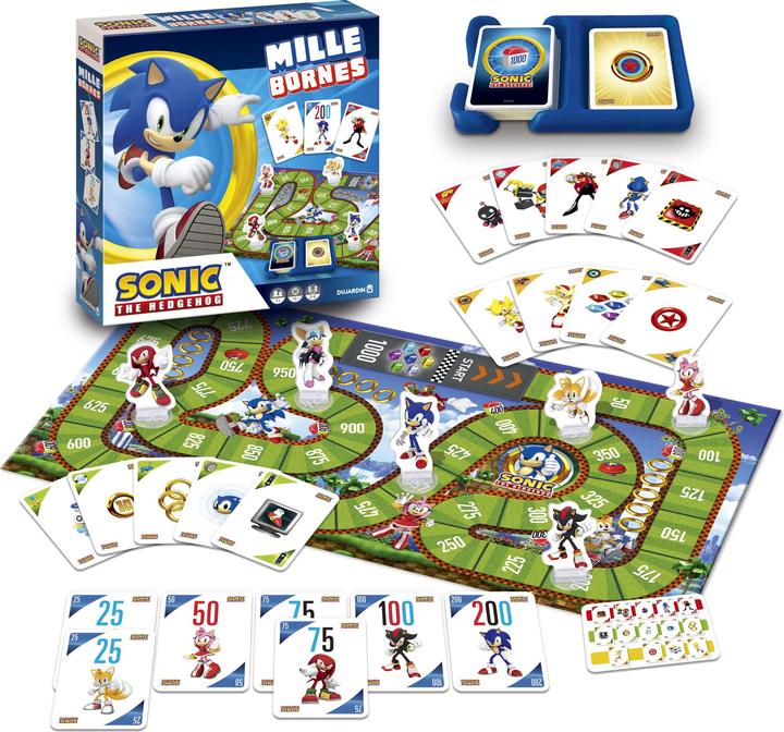 Produktbild Dujardin Mille Bornes SONIC (Französisch, 2 - 6 Spieler)