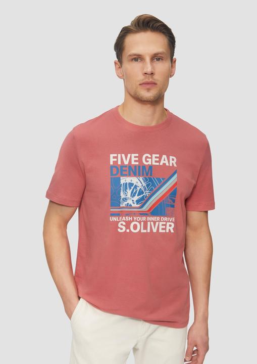 Immagine prodotto S.Oliver T-Shirt Baumwoll-T-Shirt mit Frontprint (XXL)