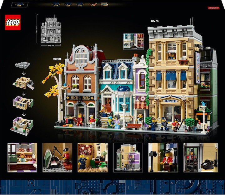 Image du produit LEGO Le Commissariat de police (10278, LEGO Creator Expert, LEGO difficiles à trouver)