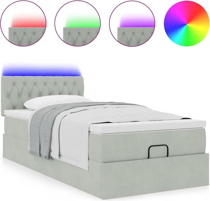 Image du produit vidaXL Ottoman-Bett (90 x 190 cm)