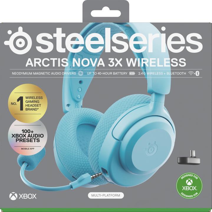 Produktbild SteelSeries Arctis Nova 3XW Aqua (Kabellos)