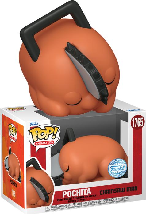 Actual product image Funko Chainsaw Man POP! Movies Vinyl Figur Sleeping Pochita Exclusive 9 cm