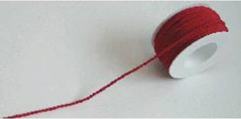 Produktbild Goldina Seidenkordel 3mmx25m rot (1x)