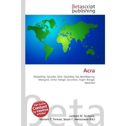 Acra, Fachbücher von Lambert M. Surhone, Miriam T. Timpledon, Susan F. Marseken