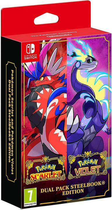 Immagine prodotto Nintendo Pokémon Scarlatto e Pokémon Violetto Confezione da due + Steelbook (Switch, DE)