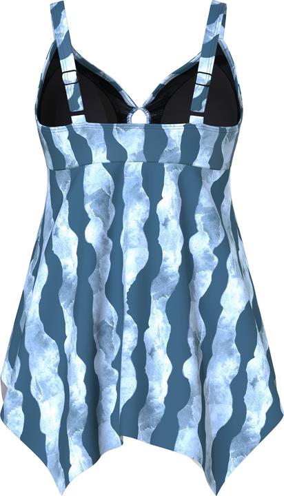 Image du produit Ulla Popken Robe de bain dans un imprimé vagues, bonnets souples et Powermesh (44)