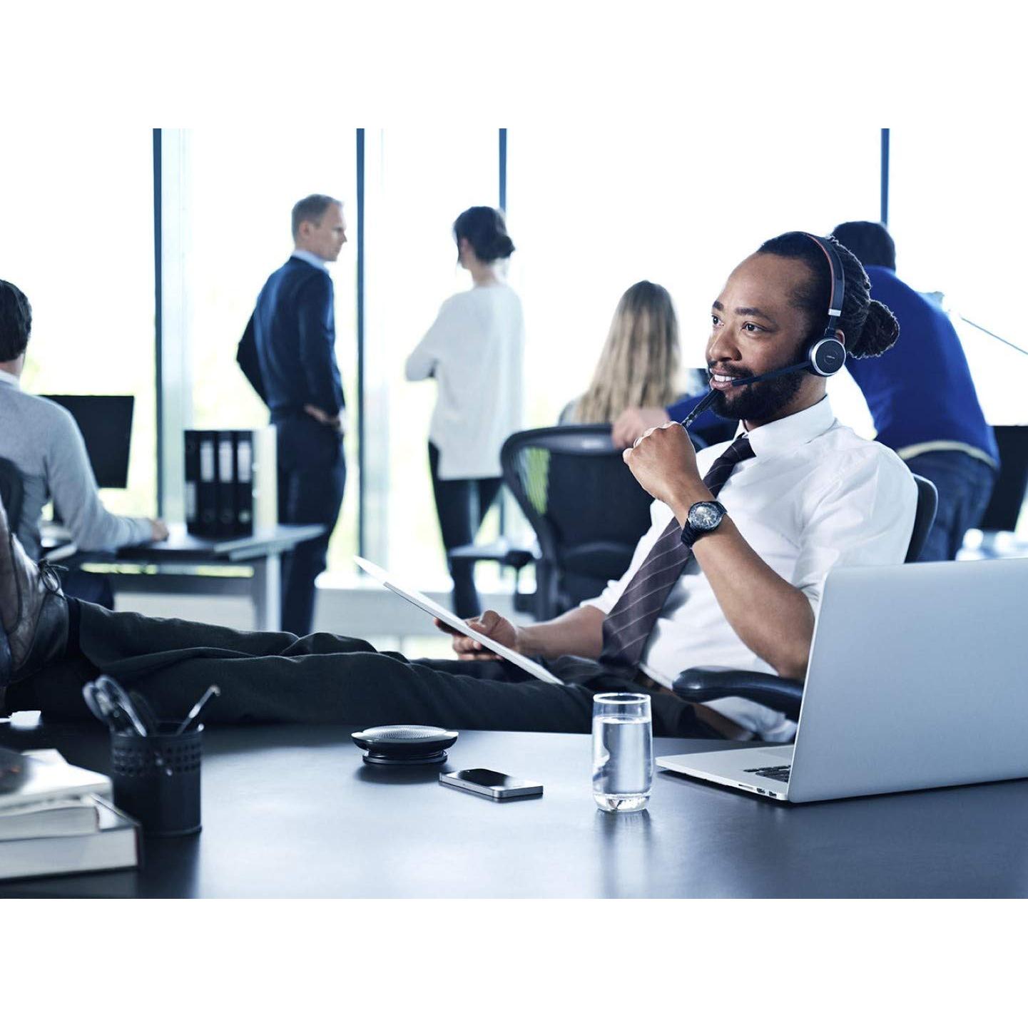 Thumbnail - Jabra Evolve 65 MS Mono (Kabellos, USB-A), Office Headset, Schwarz