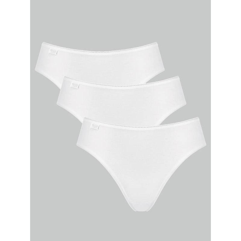 Thumbnail - Sloggi, Damen, Unterhosen, Slip Casual, Weiss, (40, 3er Pack)