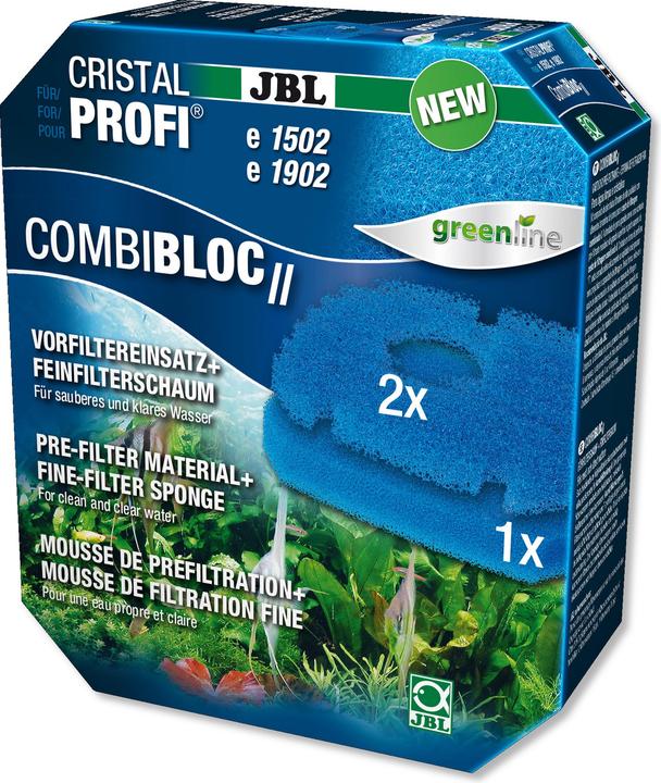 Produktbild JBL Aquaristik und Terraristik CombiBloc II CristalProfi e1502/e1902 (Innenfilter, Süsswasser)