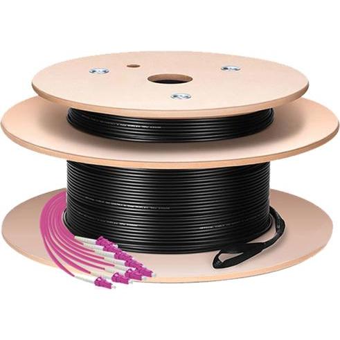 Thumbnail - LogiLink LWL Trunkkabel U-DQ(ZN)BH, 8 Fasern Multimode OM4, LC/UPC - LC/UPC, 120 m (120 m), Netzwerkkabel