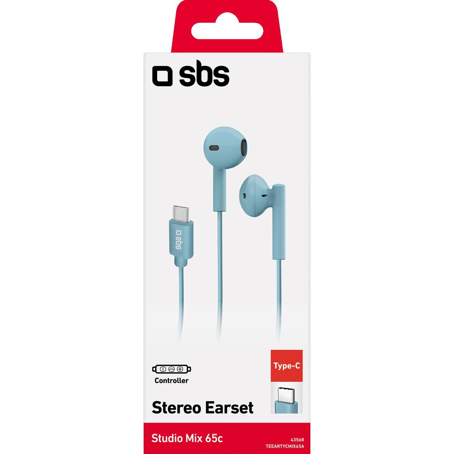 Thumbnail - SBS Studio Mix 65c (keine Geräuschunterdrückung, Kabelgebunden), Kopfhörer, Blau