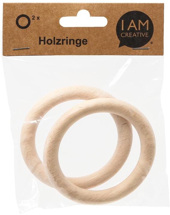 Actual product image I Am Creative Wooden ring set