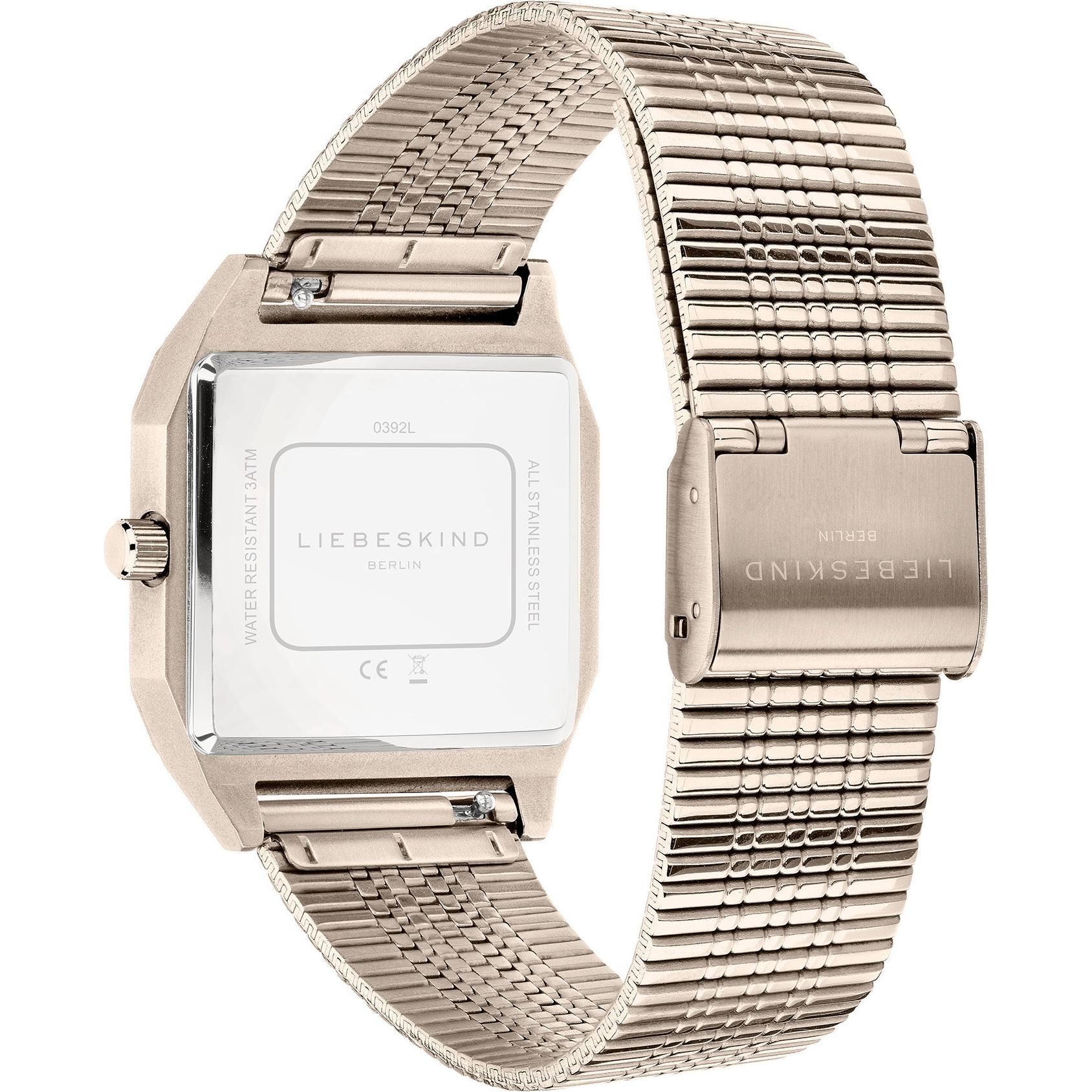 Thumbnail - Liebeskind Berlin, Armbanduhr, Damenuhr, Rosa, (Analoguhr, 39 mm)
