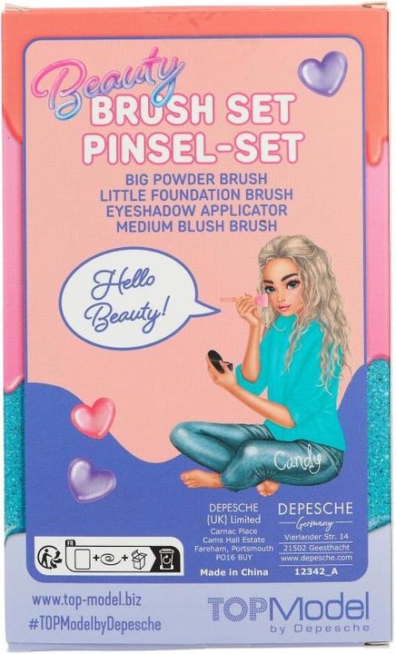 Actual product image Depesche TOPModel - Brush Set BEAUTY & ME (412342)