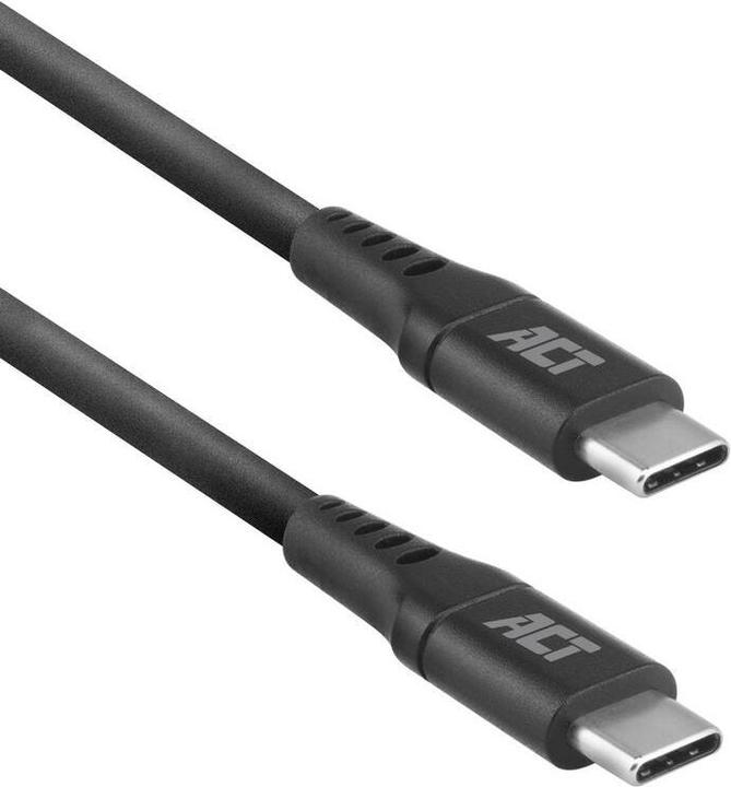 Produktbild ACT USB 3.2 Gen1 charging/data cable C male - C male 1 meter (1 m, USB 3.2 Gen 1, 20 W)
