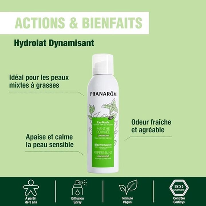 Immagine prodotto Pranarom Organisches Pfefferminzhydrolat Bio (Tonico per il viso, 150 ml)