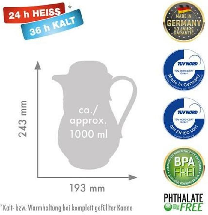 Produktbild Isolierkanne 'Christa' 330 (1 l)