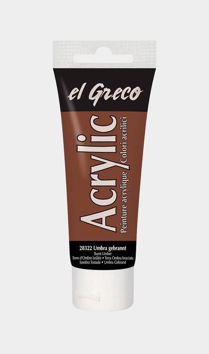 Produktbild Kreul el Greco Acrylic 75ml (Umbra gebrannt, 75 ml)