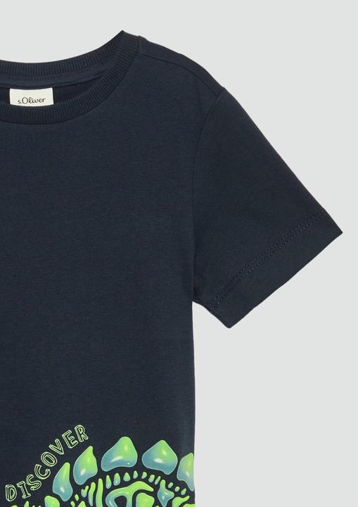 Produktbild S.Oliver T-Shirt Weiches Baumwoll-T-Shirt mit Silicon-Print (92)