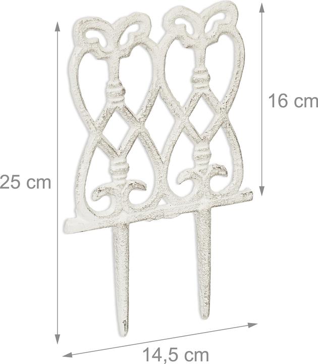 Actual product image Relaxdays 2x bed edging (1 cm)
