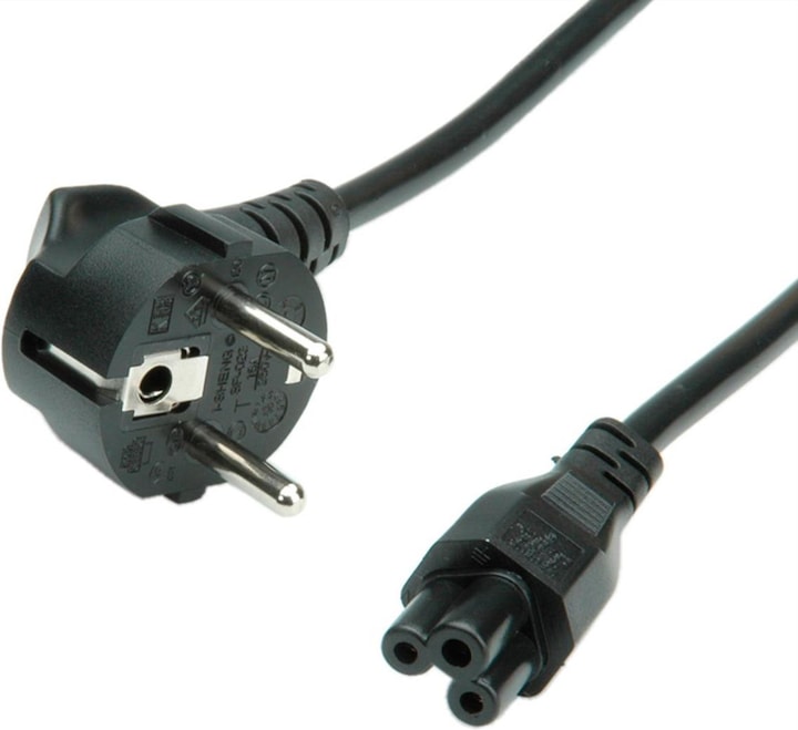Produktbild Roline Schuko-Netzkabel gewinkelt (1.80 m)